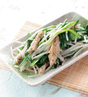 銀芽韭菜炒魚條